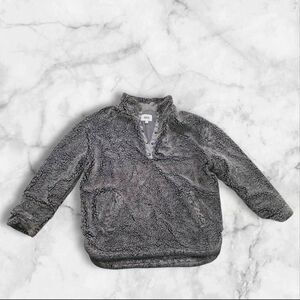 BKE Sherpa Jacket Gray Size Medium
